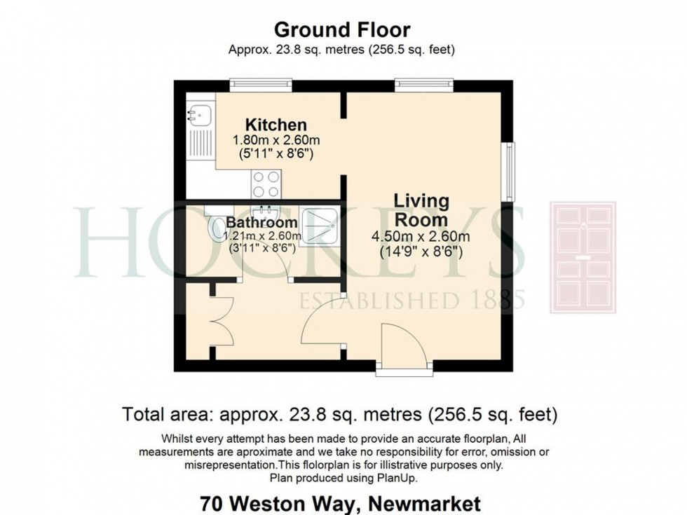 Floorplan for Weston Way, Newmarket, CB8