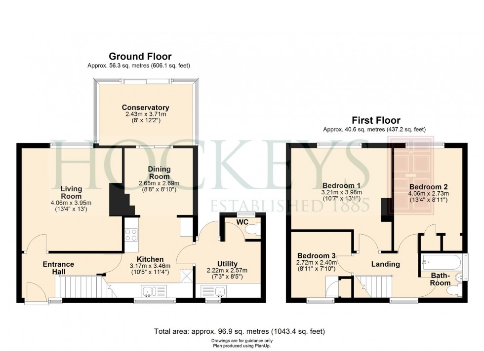 Floorplan for Fordham Way, Melbourn, SG8