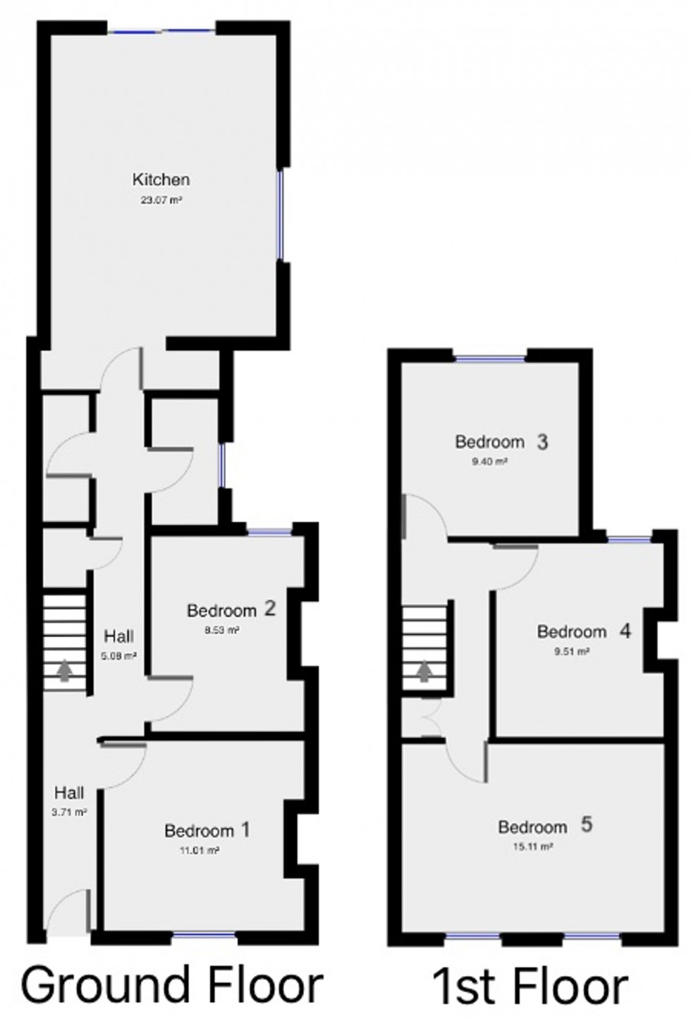 Floorplan for Suez Road, Cambridge, CB1