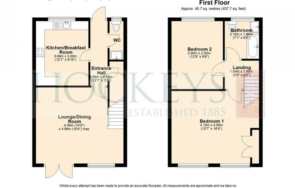 Floorplan for Mill Reef Close, Newmarket, CB8
