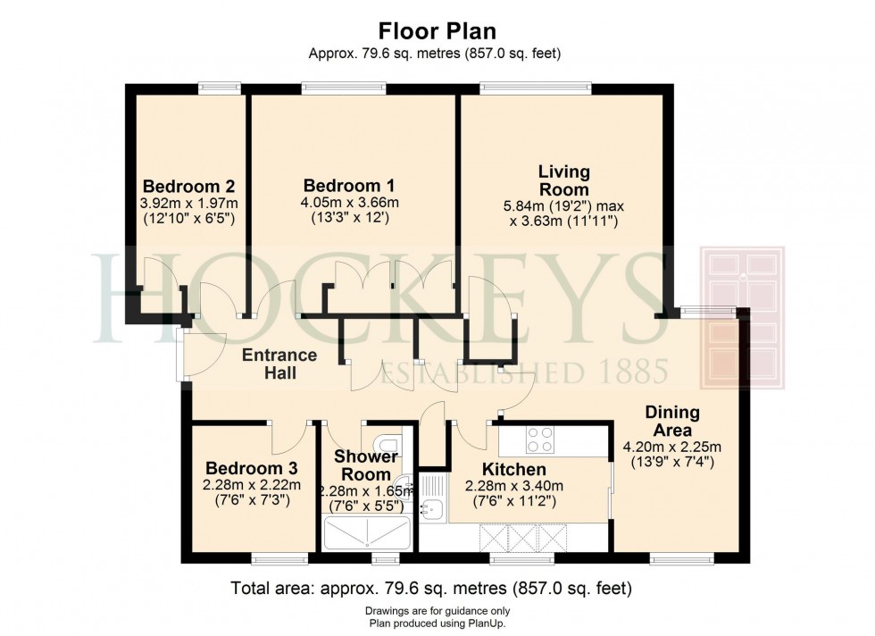 Floorplan for Thornton Court, Girton, CB3