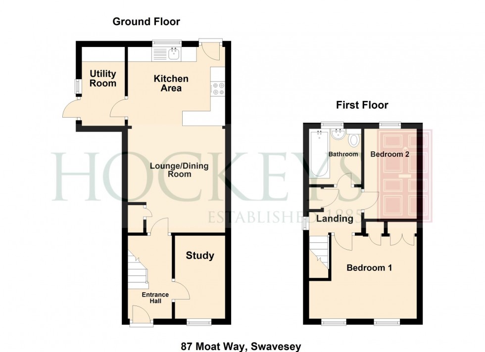 Floorplan for Moat Way, Swavesey, CB24