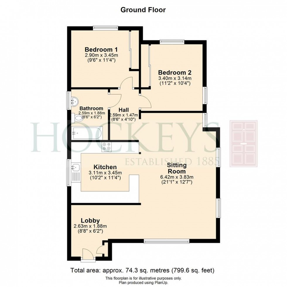 Floorplan for Fordham Road, Nowell Lodge Fordham Road, CB8