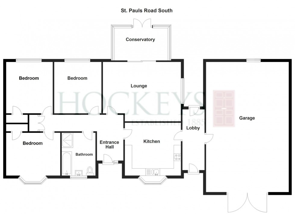 Floorplan for St. Pauls Road South, Walton Highway, PE14
