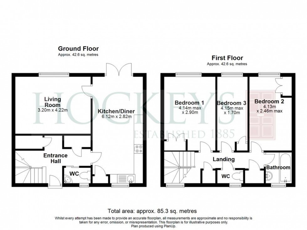 Floorplan for Rampton Drift, Longstanton, CB24