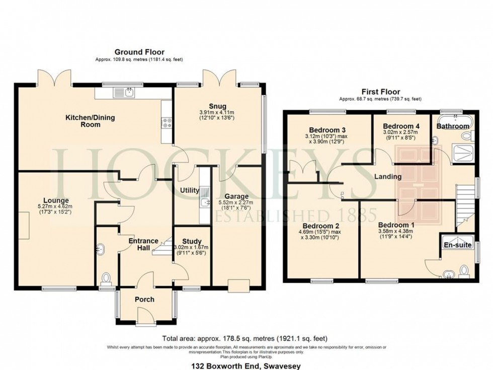 Floorplan for Boxworth End, Swavesey, CB24