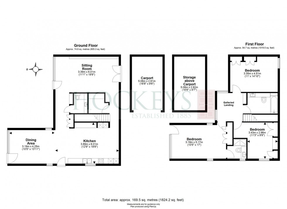 Floorplan for Ely Road, Queen Adelaide, CB7