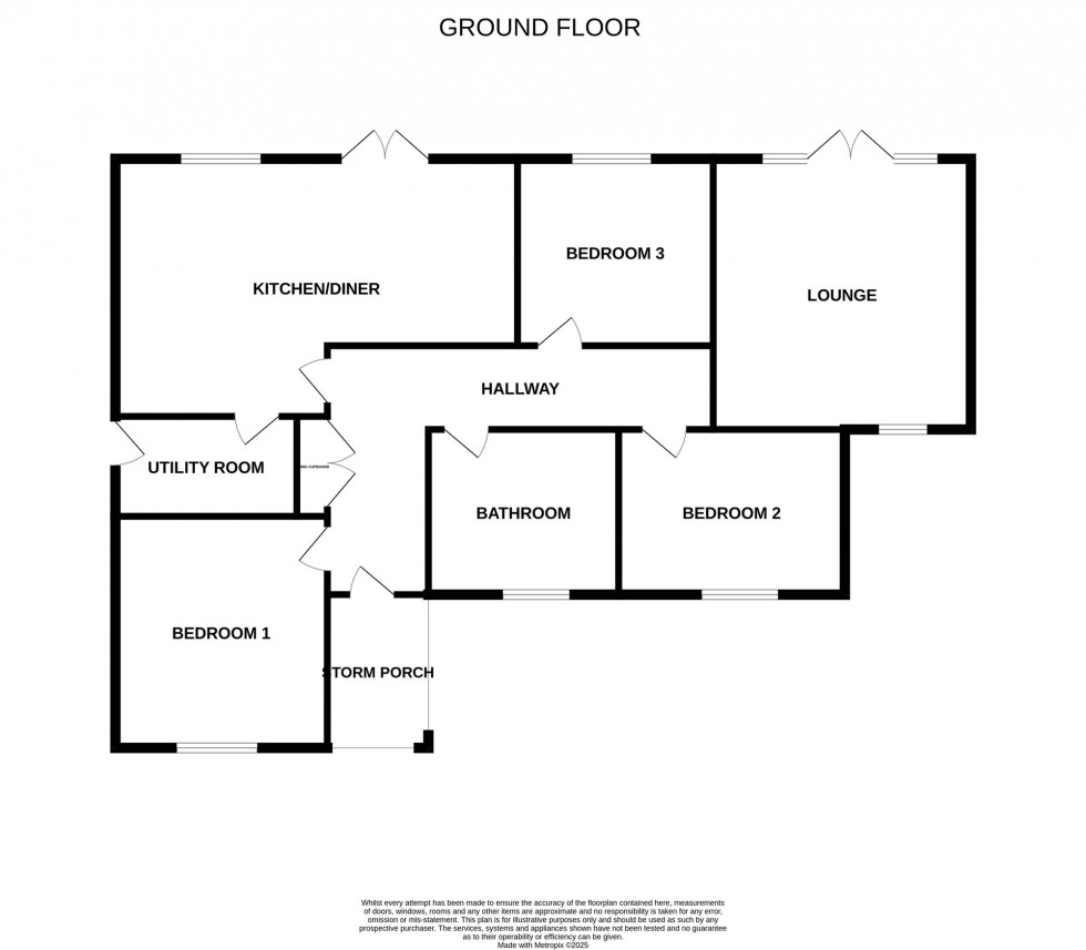 Floorplan for Elmfield Drive, Elm, PE14