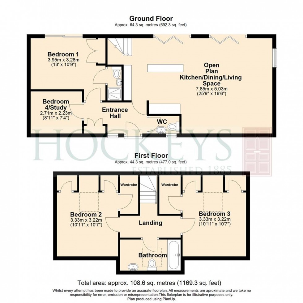 Floorplan for Histon Road, Cottenham, CB24