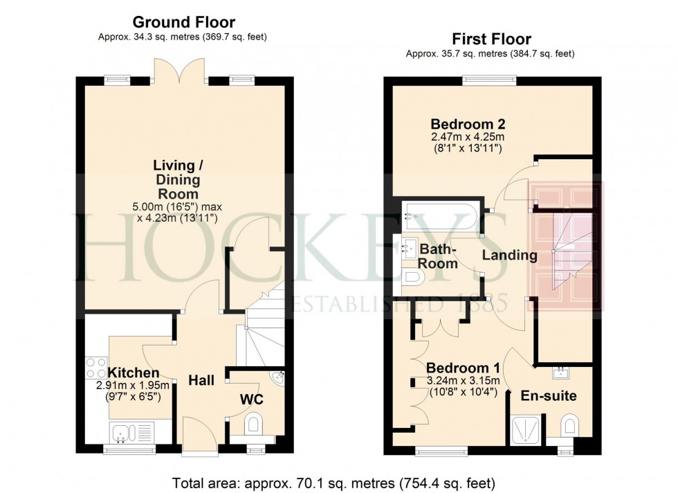 Floorplan for North Lodge Park, Milton, CB24