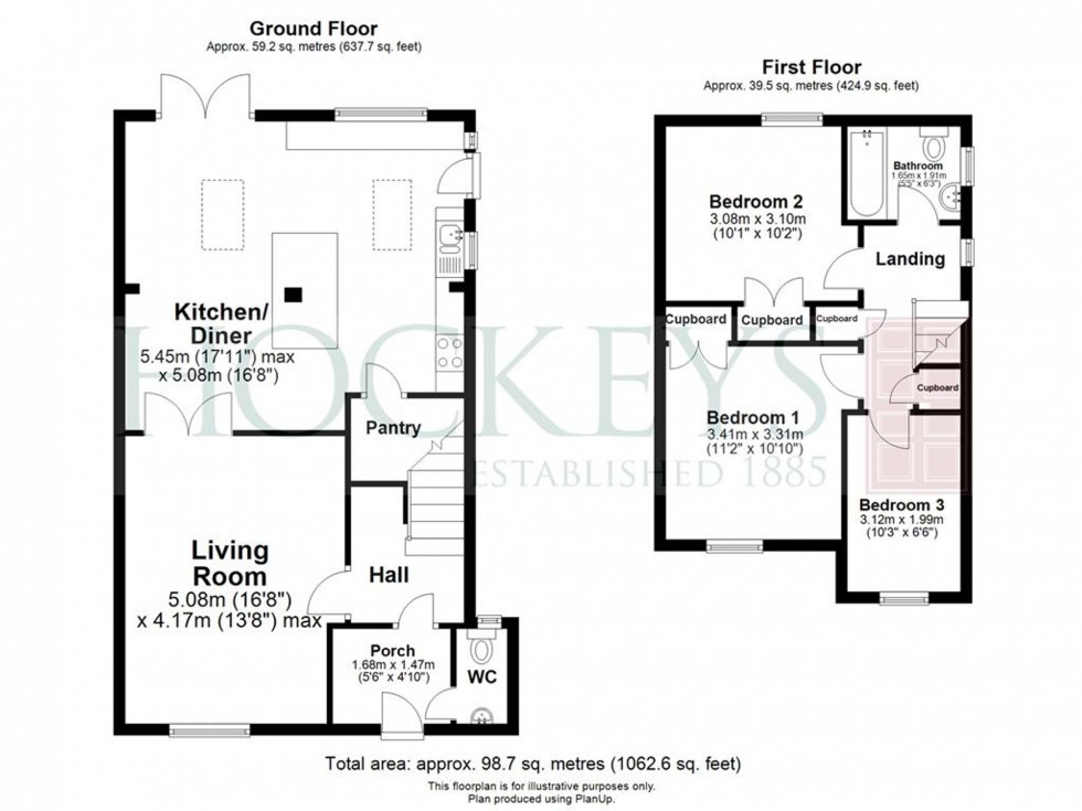 Floorplan for Hollybush Way, Linton, CB21
