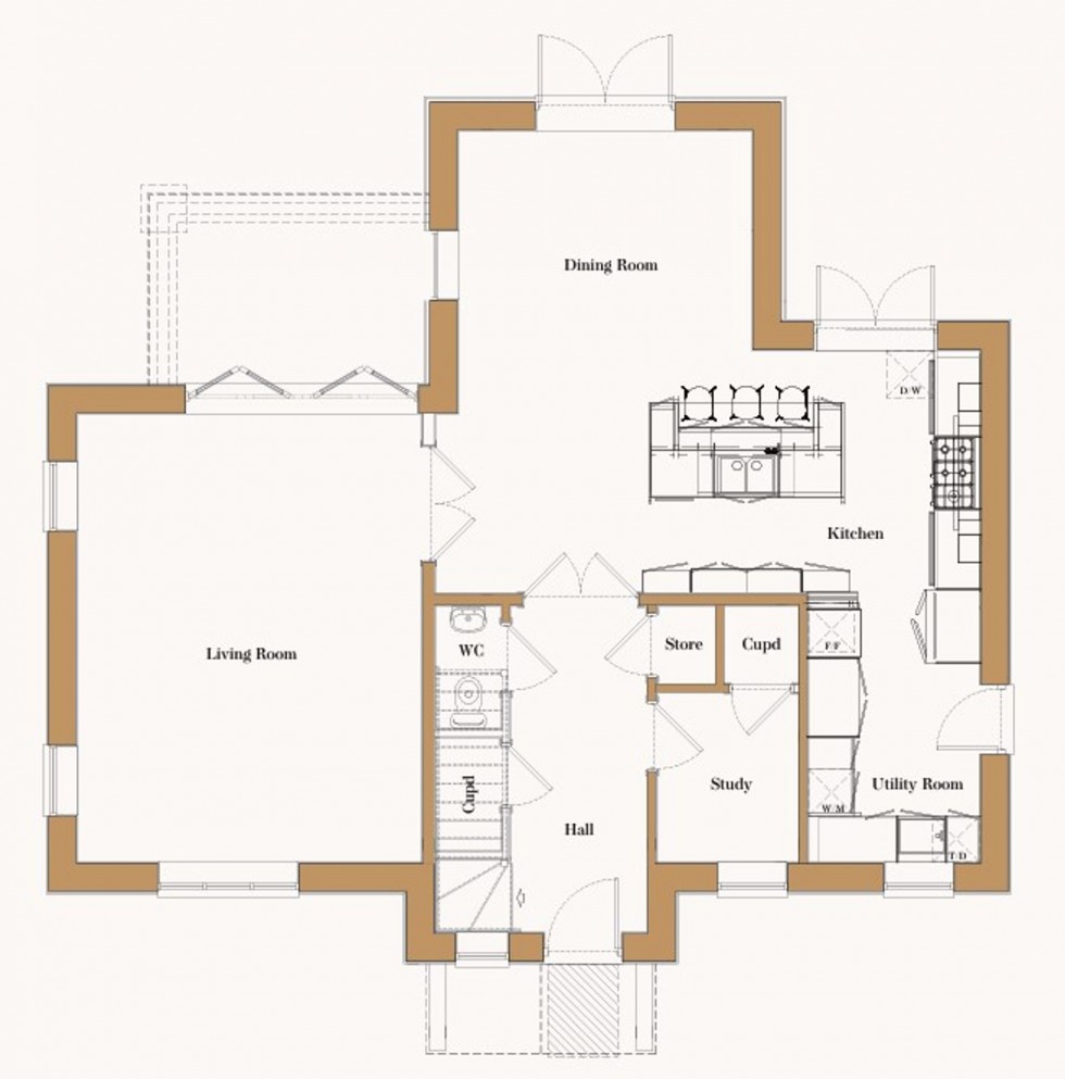 Floorplan for Thodays Crescent, Station Road, CB24