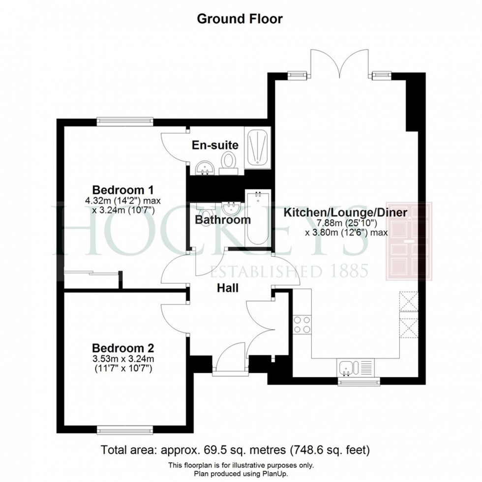 Floorplan for Webb Close, Hardwick, CB23