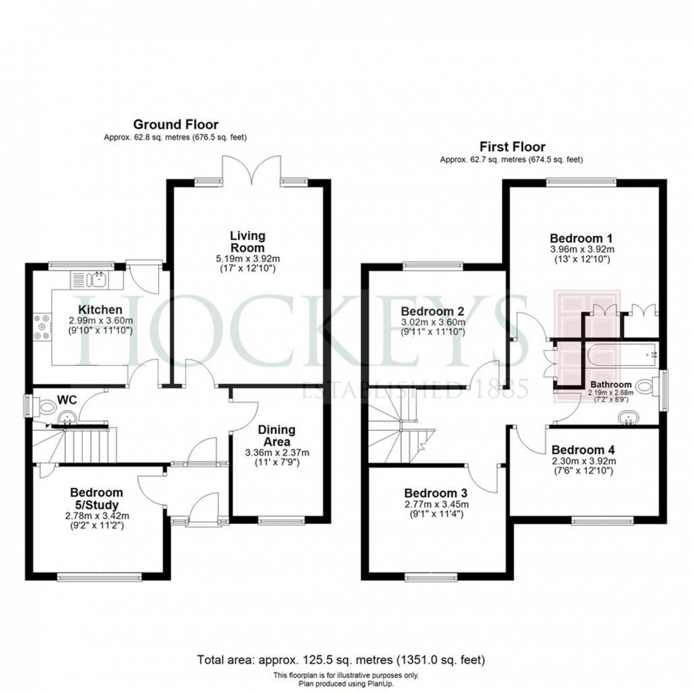 Floorplan for High Street, Castle Camps, CB21