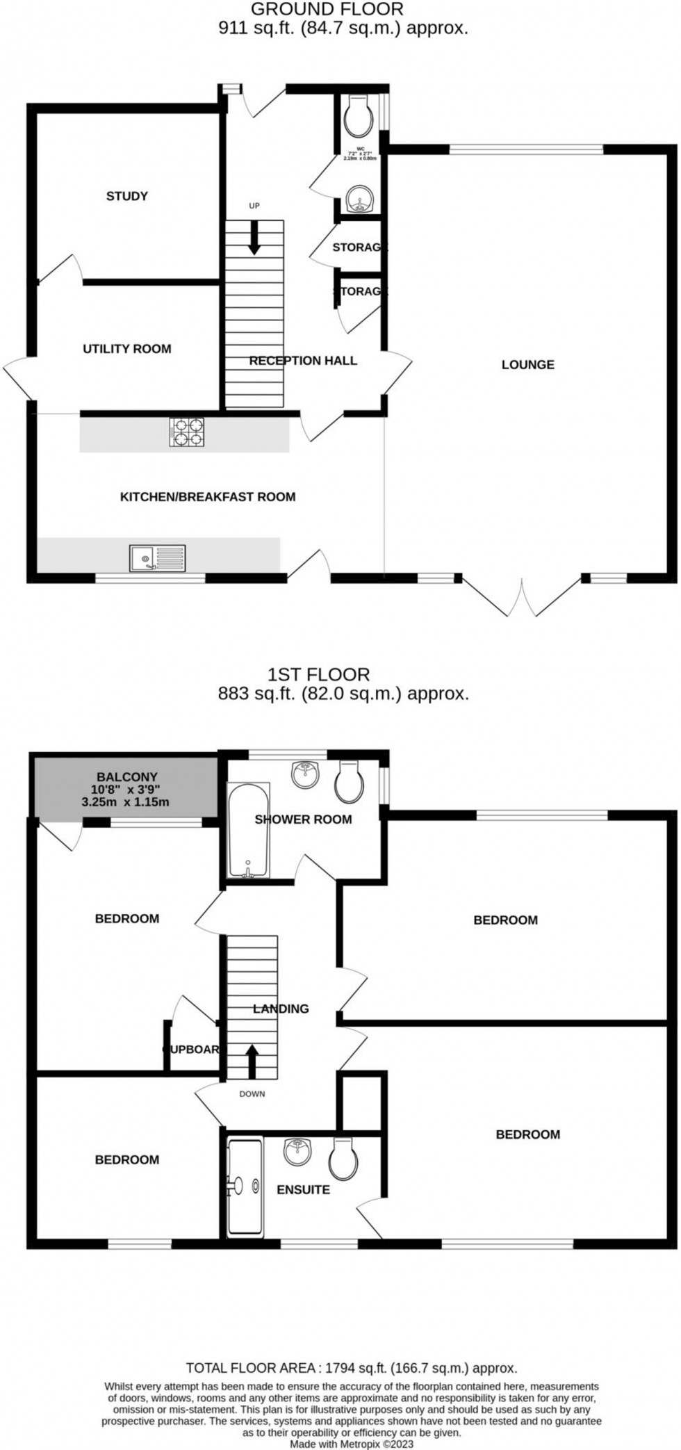 Floorplan for St. Johns Avenue, Newmarket, CB8