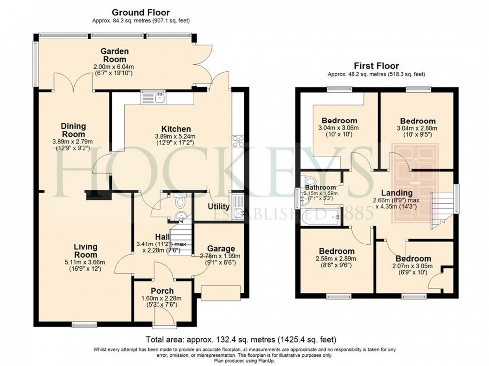 Floorplan for Gorse Close, Red Lodge, IP28