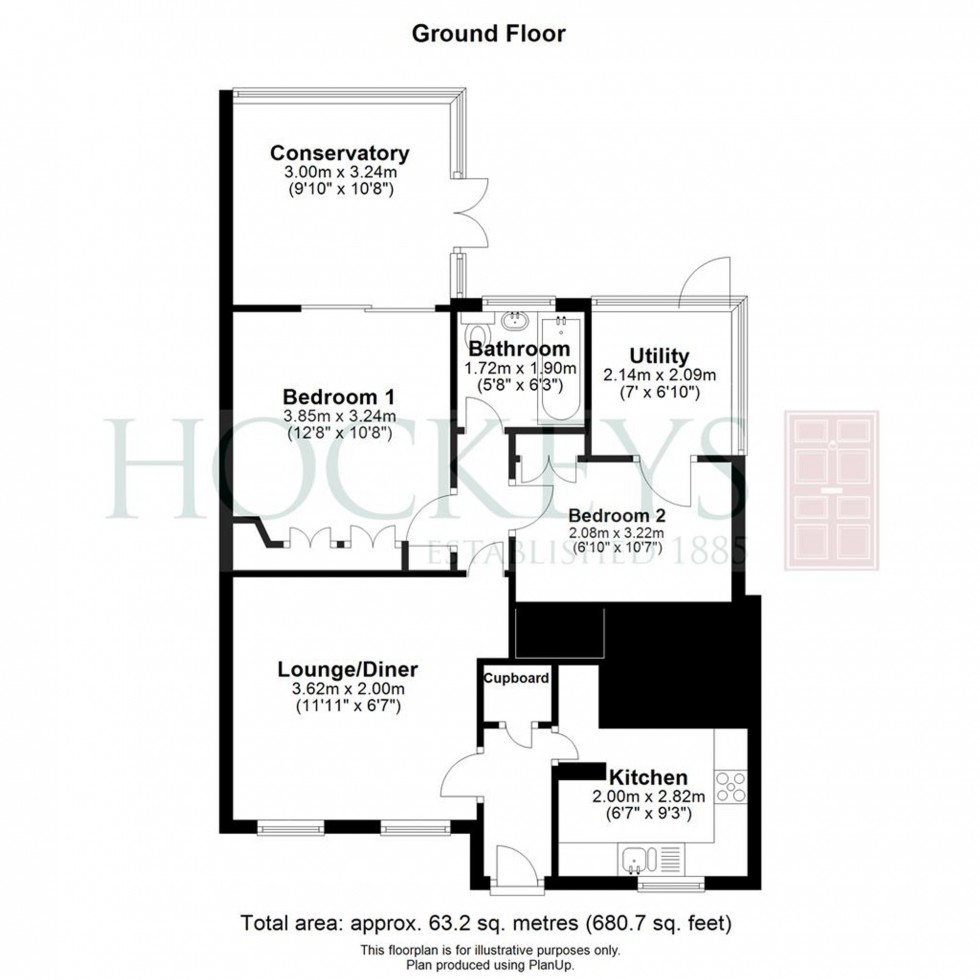 Floorplan for Wheatsheaf Way, Linton, CB21