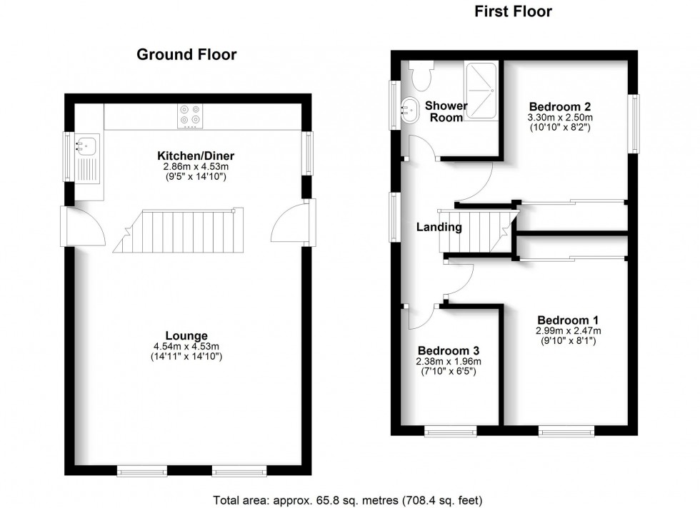 Floorplan for Vermuyden Way, Fen Drayton, CB24