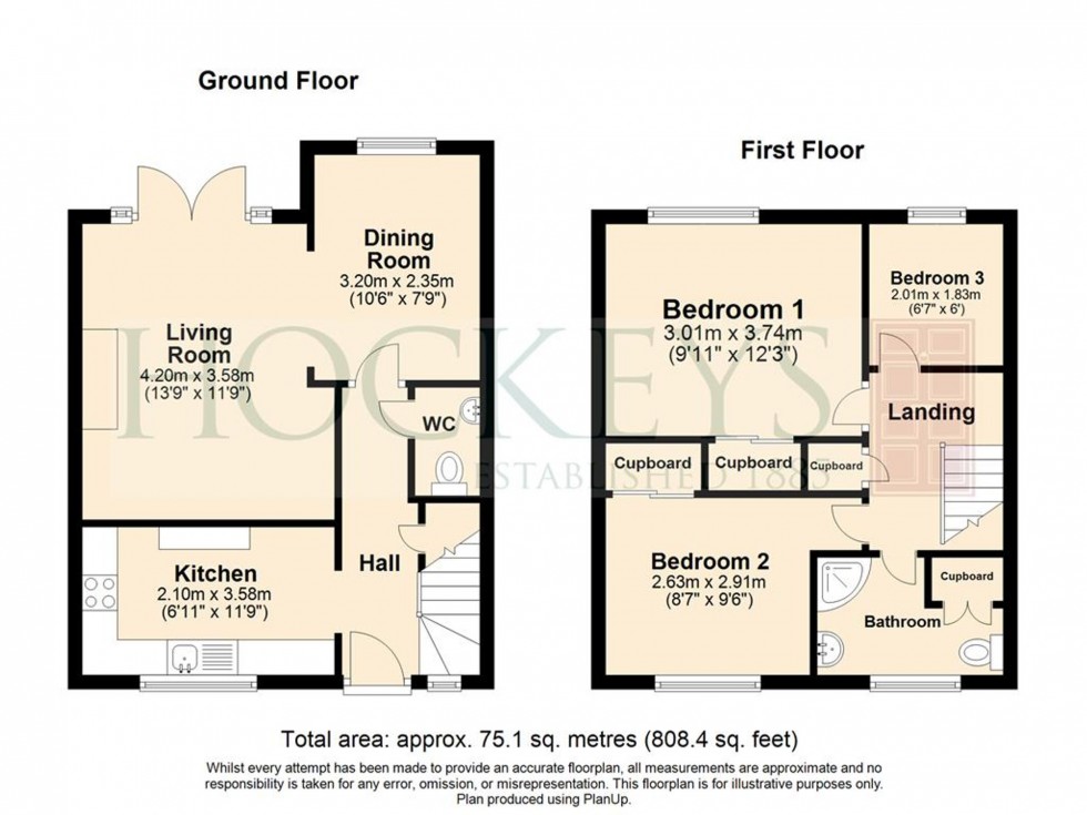 Floorplan for Coles Lane, Linton, CB21