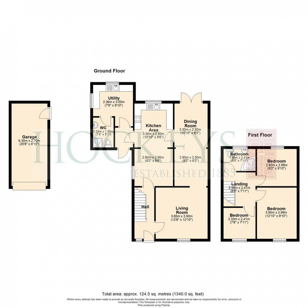 Floorplan for Adastral Close, Newmarket, CB8