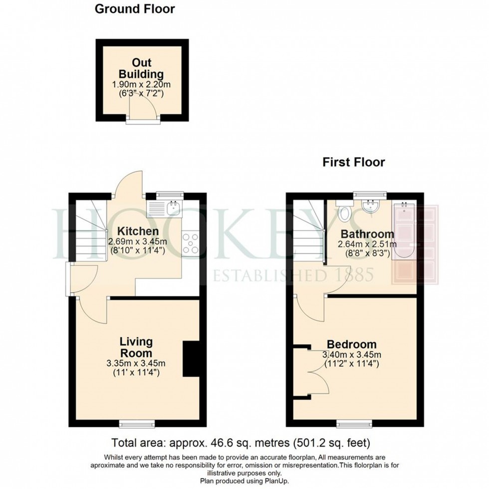 Floorplan for Oxford Street, Exning, CB8