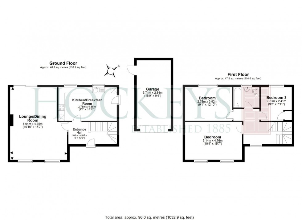 Floorplan for St. Martins Road, Chatteris, PE16