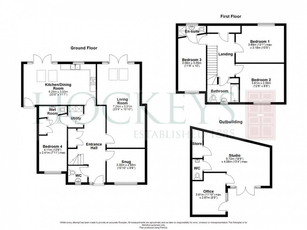 Floorplan for Fen End, Over, CB24