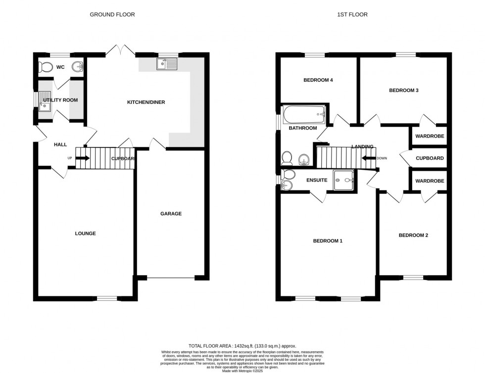 Floorplan for School Road, Walton Highway, PE14