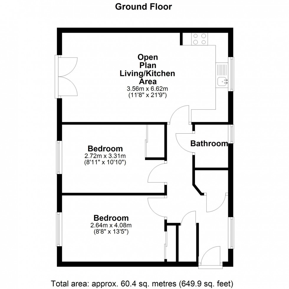 Floorplan for Chariot Way, Cambridge, CB4