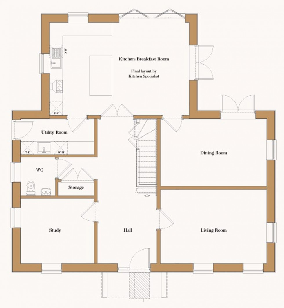 Floorplan for Thodays Crescent, Station Road, CB24