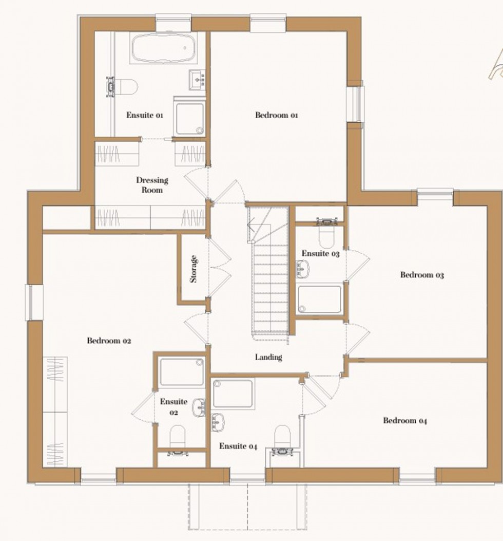 Floorplan for Thodays Crescent, Station Road, CB24