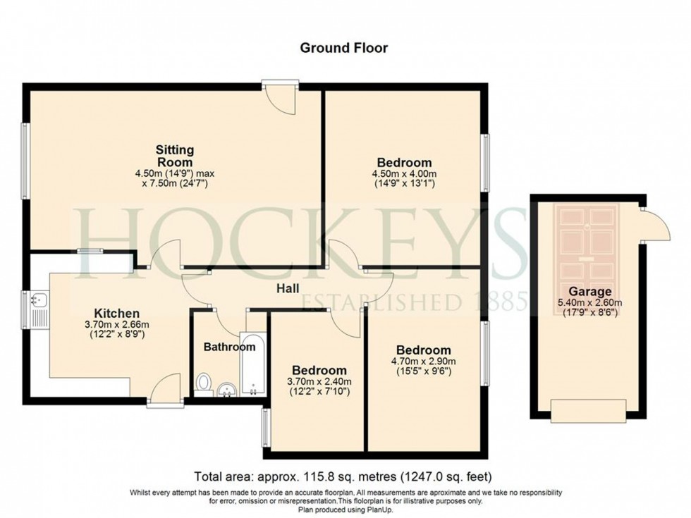 Floorplan for Clarendale Estate, Great Bradley, CB8
