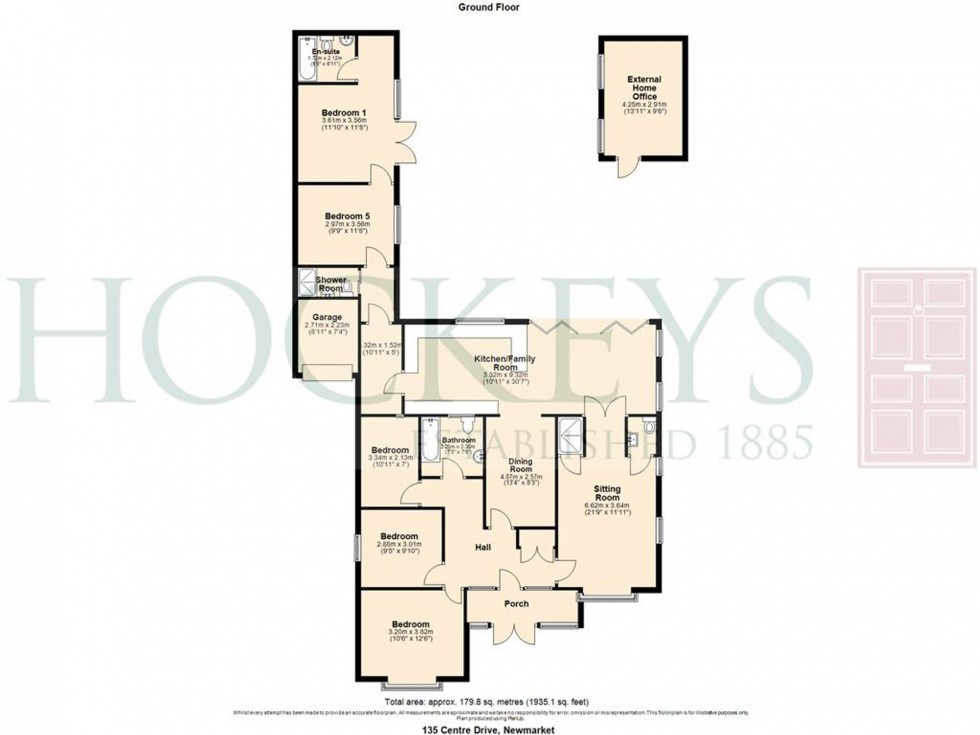 Floorplan for Centre Drive, Newmarket, CB8