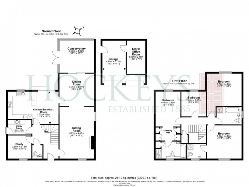 Floorplan for Main Street, Little Downham, CB6