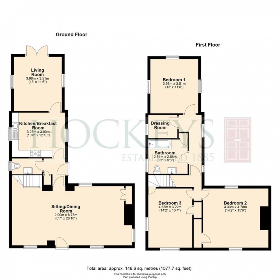 Floorplan for High Street, West Wratting, CB21