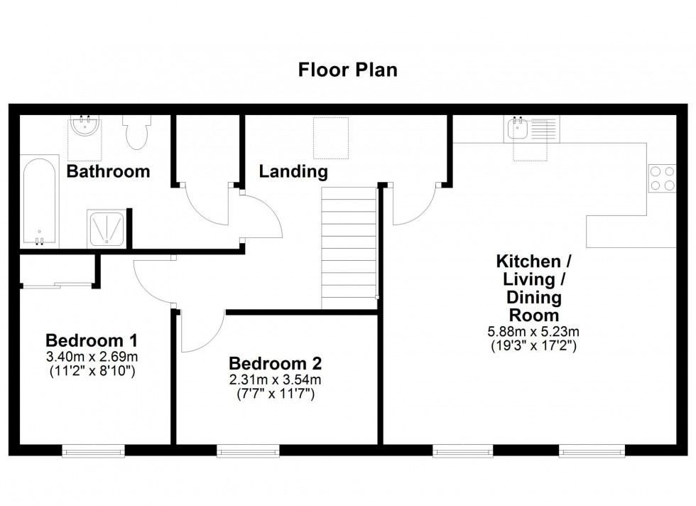 Floorplan for Sweetpea Way, Cambridge, CB4