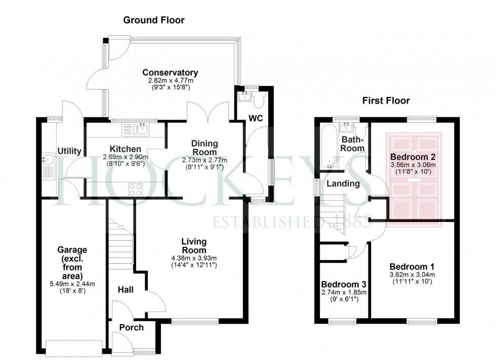 Floorplan for Field View, Bar Hill, CB23