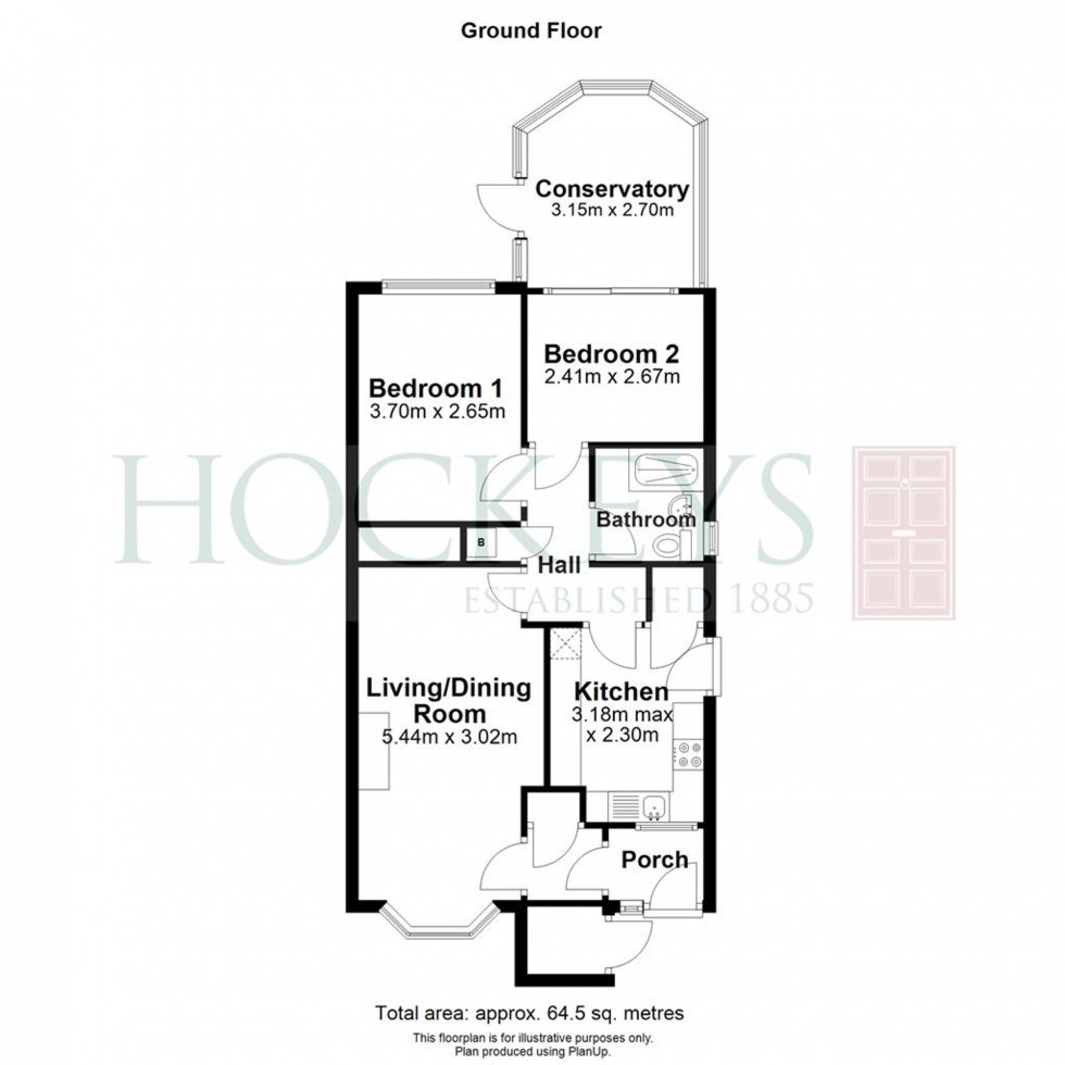 Floorplan for Appletrees, Bar Hill, CB23