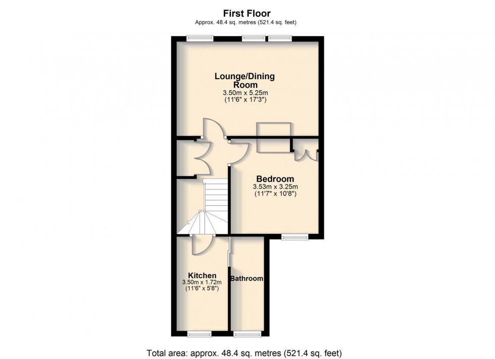 Floorplan for Victoria Road, Cambridge, CB4