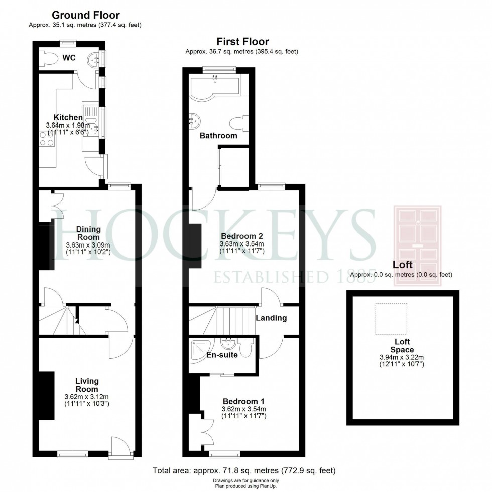 Floorplan for Glisson Road, Cambridge, CB1