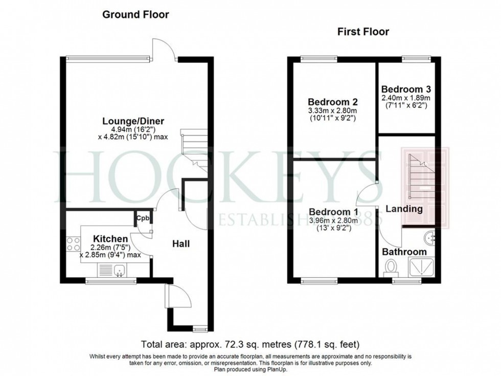 Floorplan for Pheasant Rise, Bar Hill, CB23