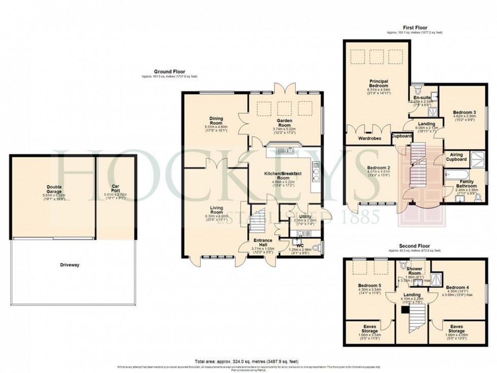 Floorplan for Great Lane, Reach, CB25