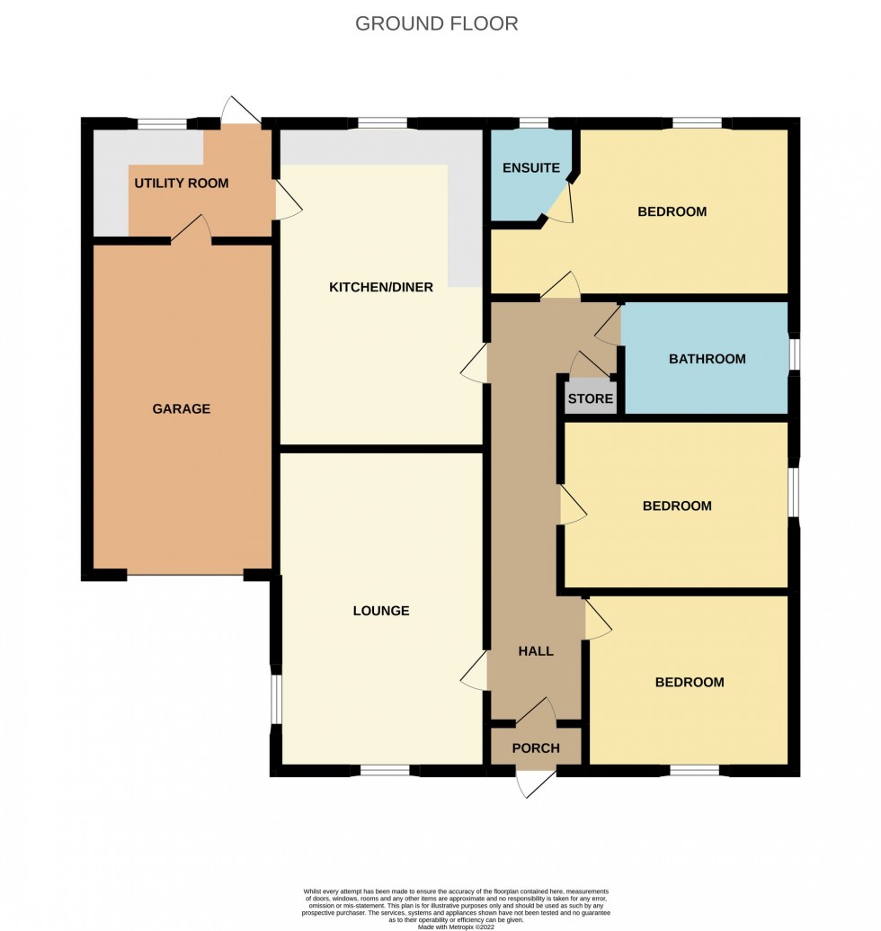 Floorplan for Cross Road, Sutton St. Edmund, PE12