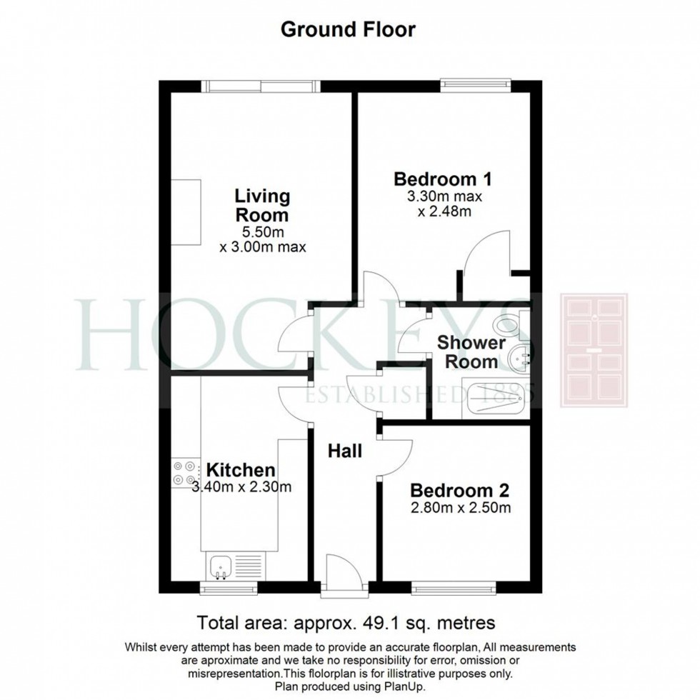 Floorplan for The Spinney, Bar Hill, CB23