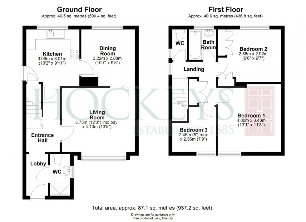 Floorplan for Queensway, Sawston, CB22