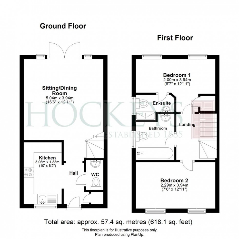 Floorplan for Chase Avenue, Red Lodge, IP28