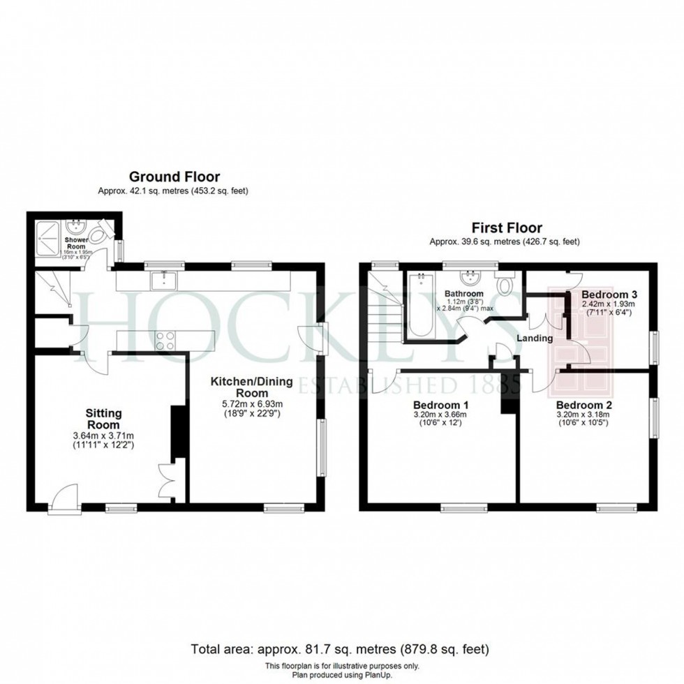 Floorplan for High Street, Cheveley, CB8