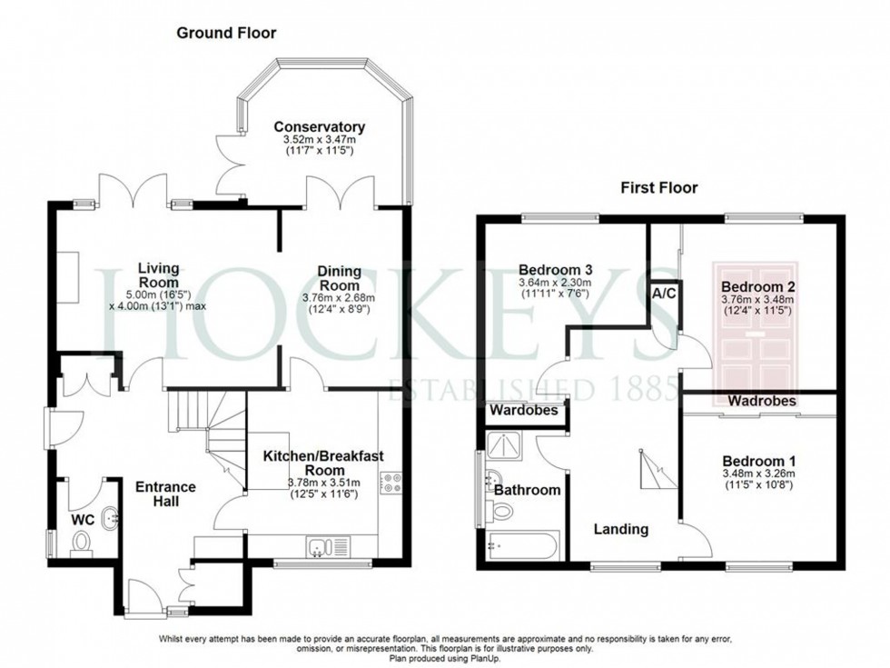 Floorplan for King Street, Over, CB24