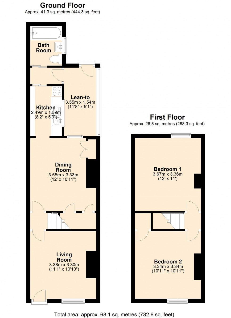 Floorplan for Newmarket Road, Cambridge, CB5