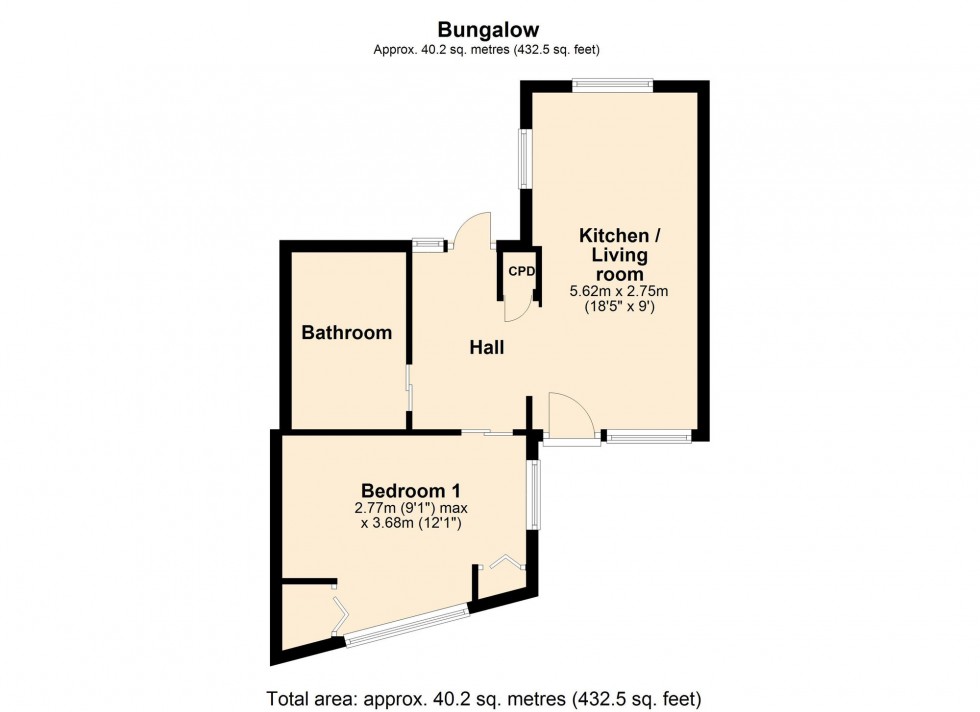 Floorplan for Cromwell Road, Cambridge, CB1